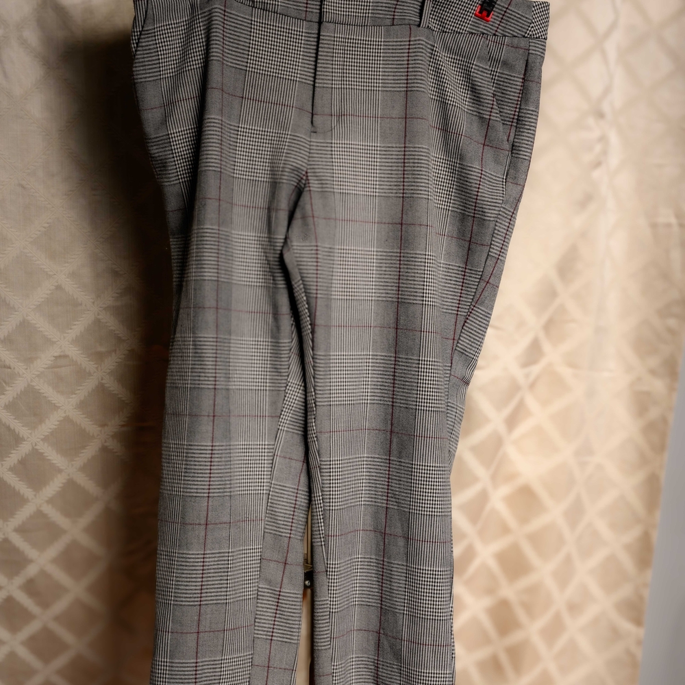a new day Women's Classic Checkered Straight Leg Pants